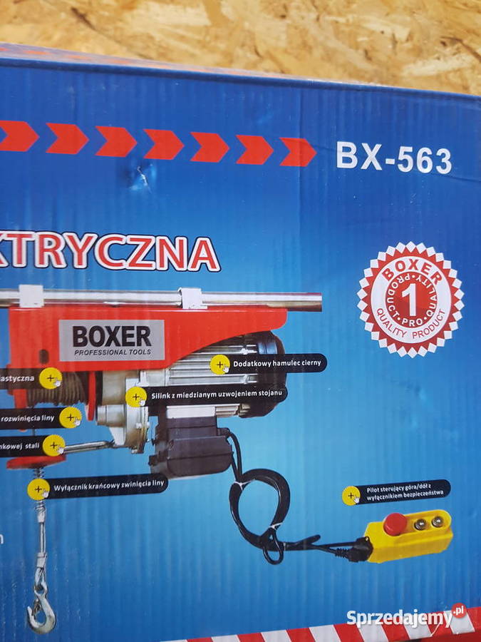 Wyciągarka elektryczna firmy Boxer bx 563 Głogowa