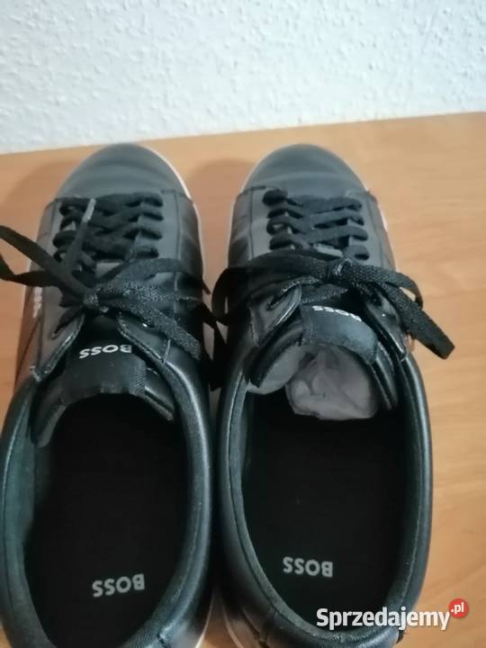 Hugo Boss 50486653 czarne sneakersy skórzane Zgorzelec