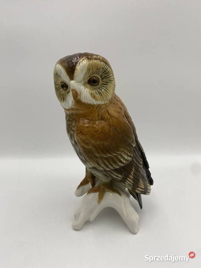Porcelanowa figura Sowa Ens 24 wielkopolskie Poznań