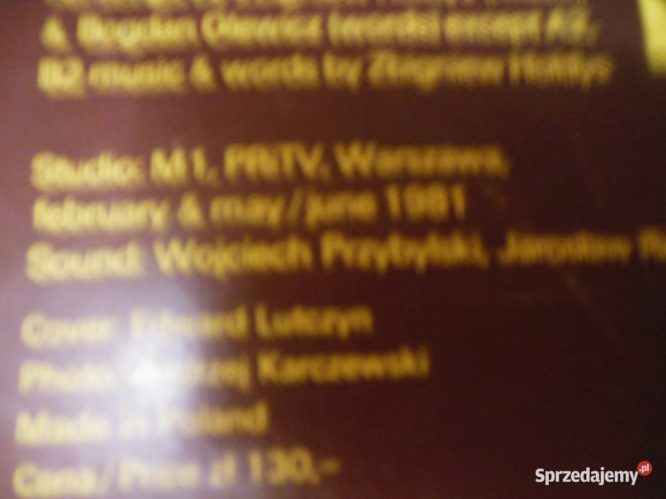 Płyta winylowa Perfect 1981 r Pozostałe