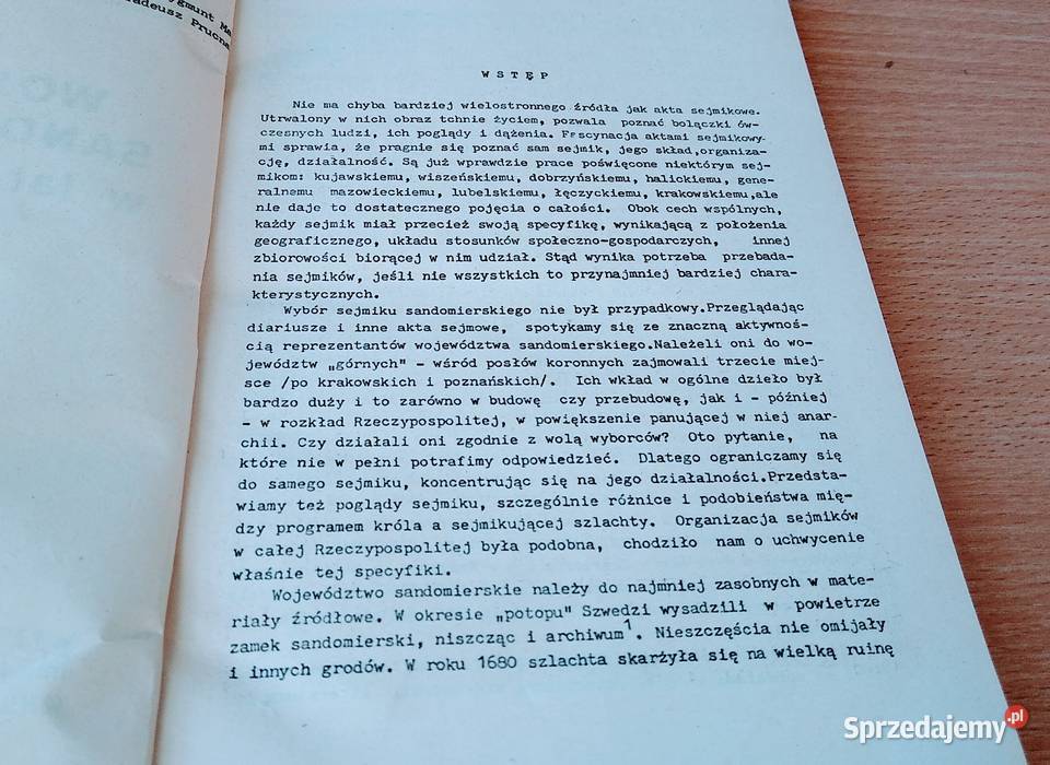Sejmik województwa sandomierskiego w latach Gdańsk
