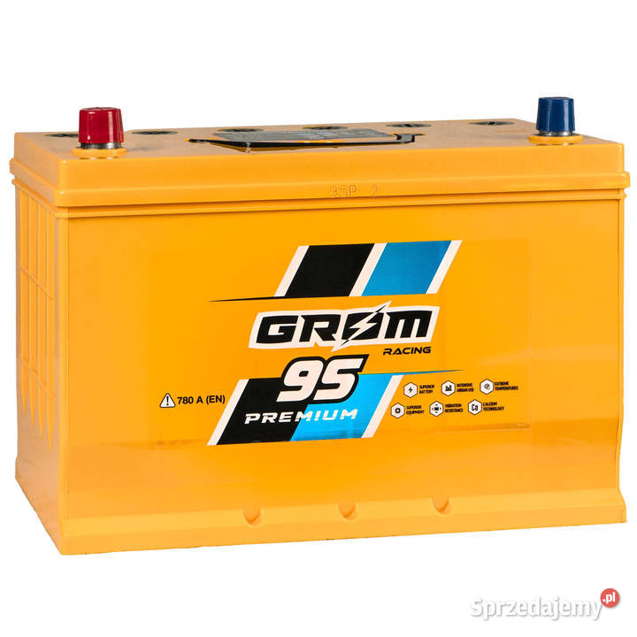 Akumulator GROM Racing 95Ah 780A Japan L Rok produkcji 2023