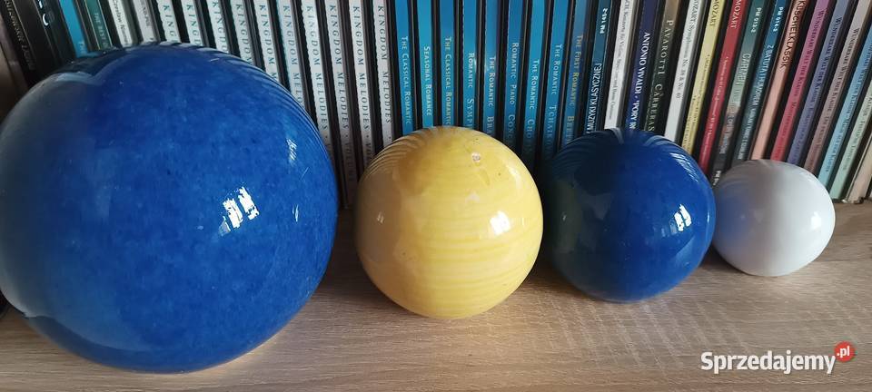 Kule ogrodowe ceramicznekomplet 4 sztuki Dzierżoniów