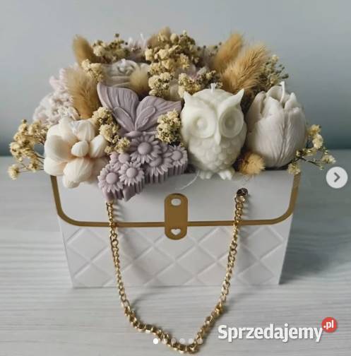Candle flowe box świece sojowe Olsztyn