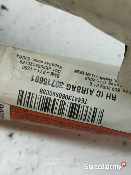 KURTYNA LEWA PRAWA KOMPLET 30715690 Volvo S80 II osobowe