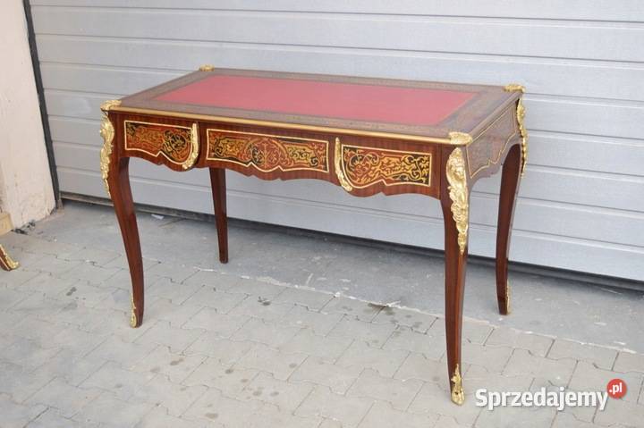 BIURKO BOULLE INSTARSJE Z BRĄZU stół 1 HIT Kraków