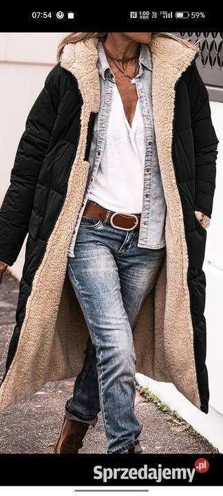 Płaszcz dwustronny xxxl brązowy/beżowy podlaskie Białystok