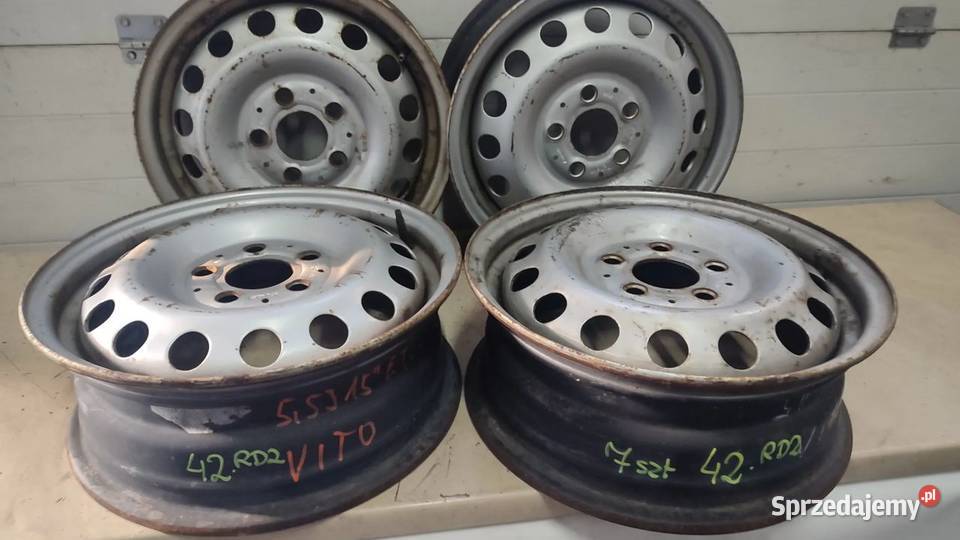 42RD2FELGA STALOWA 55JX15H2 5x112 ET60 MERCEDES Opony i felgi Włoszczowa