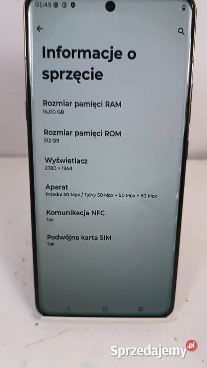 Smartfon MOTOROLA Signature 5G 16512GB Motorola Katowice