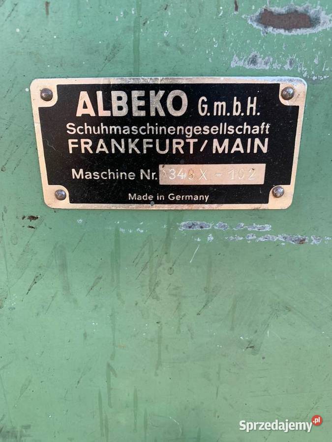 Albeko 349X Drasarka szlifierka ścierarka spodów mazowieckie Łaskarzew sprzedam