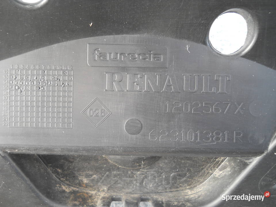 RENAULT KANGOO II III LIFT WZMOCNIENIE ATRAPA Siechnice