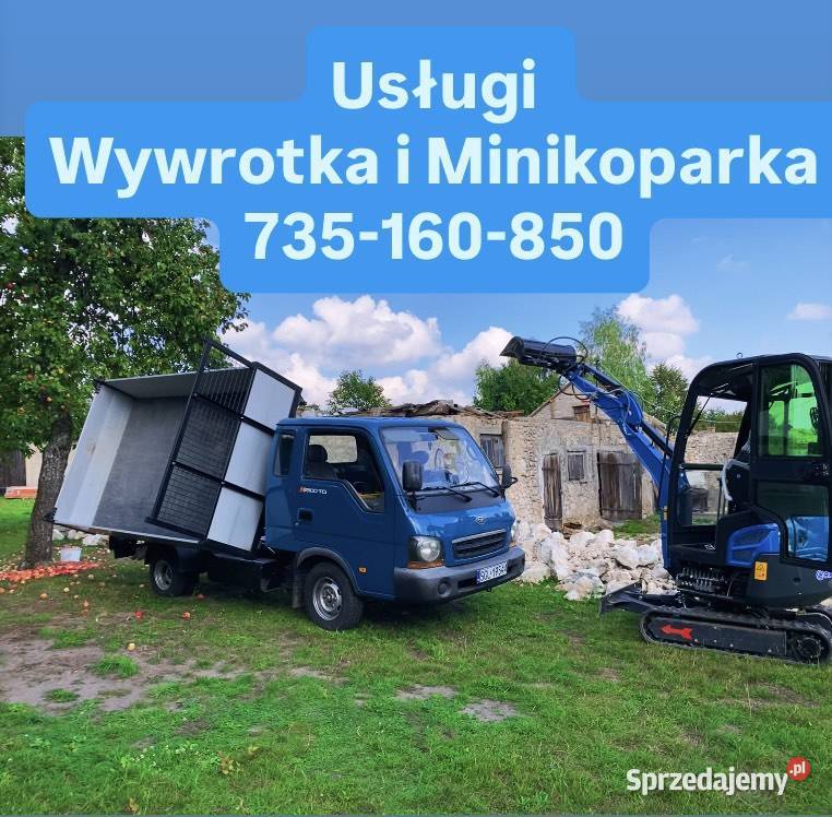 UsługiWywrotkaMinikoparkaTransportWyburzeniaWywóz Zawiercie