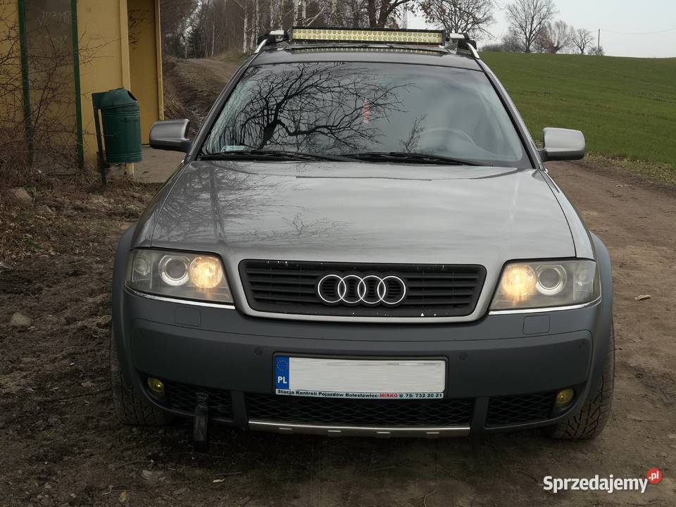 AUDI A6 C5 ALLROAD 19 TDI AFN QUATTRO 6 MANUAL skórzana tapicerka Iława