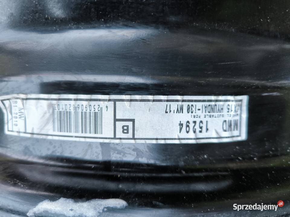 Felgi stalowe R15 5x1143 Hyundai Kia Honda Mazda Kłodzko sprzedam