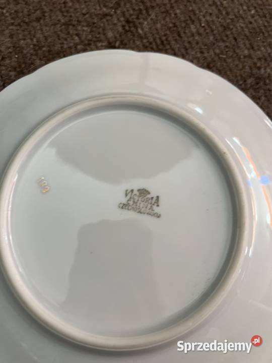 Talerzyk z ananasem Syg Victoria Czechoslovakia Porcelana i szkło Gdańsk