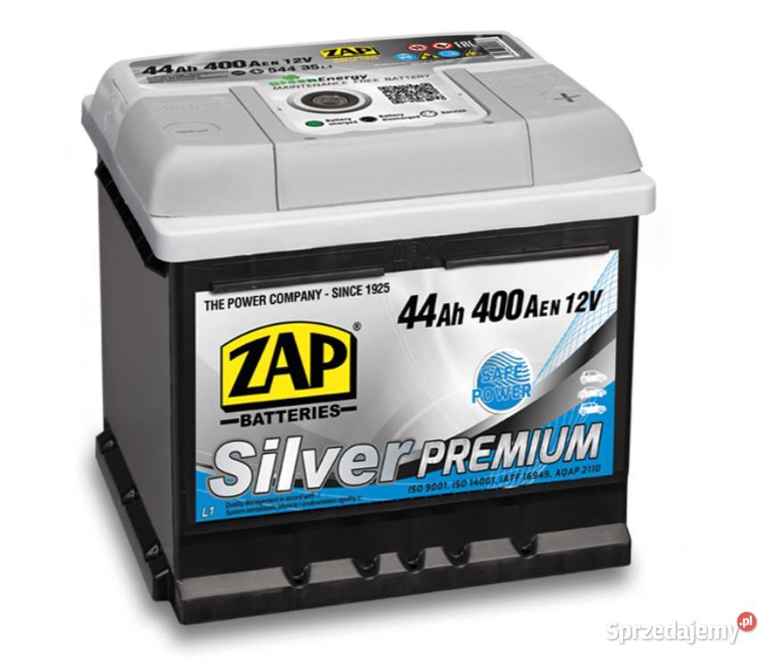 Akumulator 44Ah 400A Zap Silver Premium sprzedam