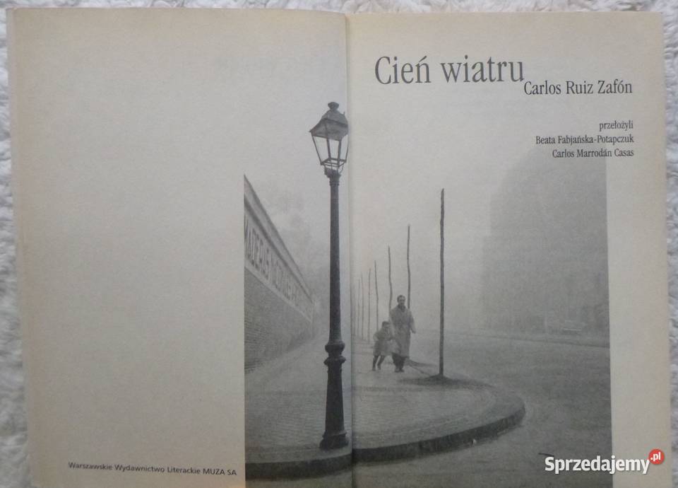 Cień wiatru Carlos Ruiz Zafon Warszawa