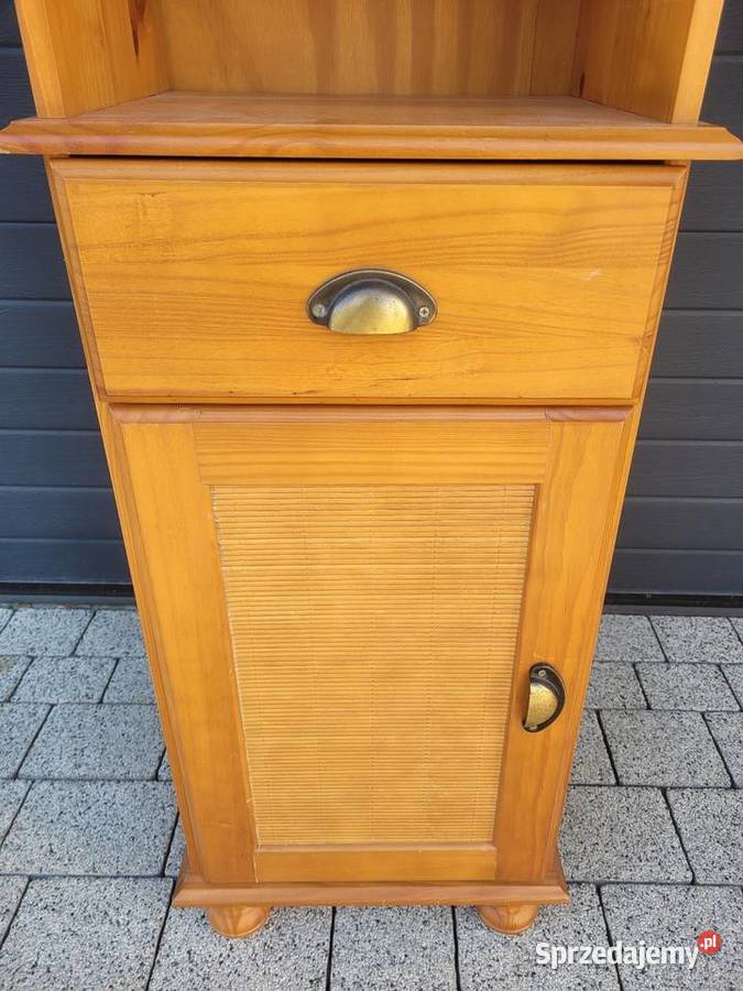 Szafka słupek drewniany vintage Niwy