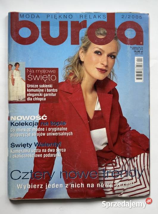 Magazyn Burda 22005 Moda Wykroje Vintage Warszawa