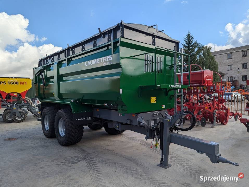 Laumetris przyczepa skorupowa PTL16F 16 ton nieuszkodzony Białystok