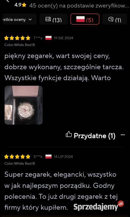 Zegarek męski Pagani Krosno