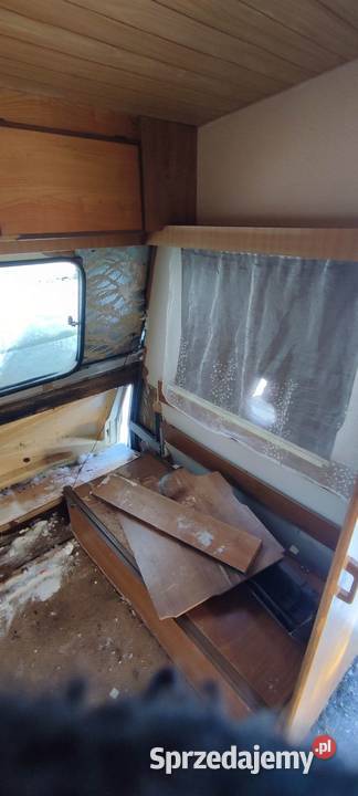 Przyczepa kempingowa na działkę do remontu Mrągowo sprzedam
