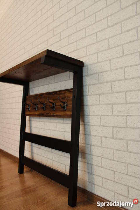 meble vintage industrial wieszak i ławeczka do Olsztyn sprzedam