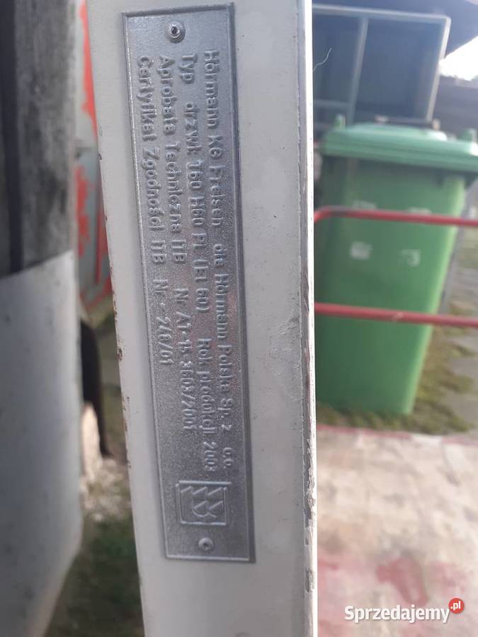 Drzwi stalowe przeciwpozarowe techniczne Sulechów