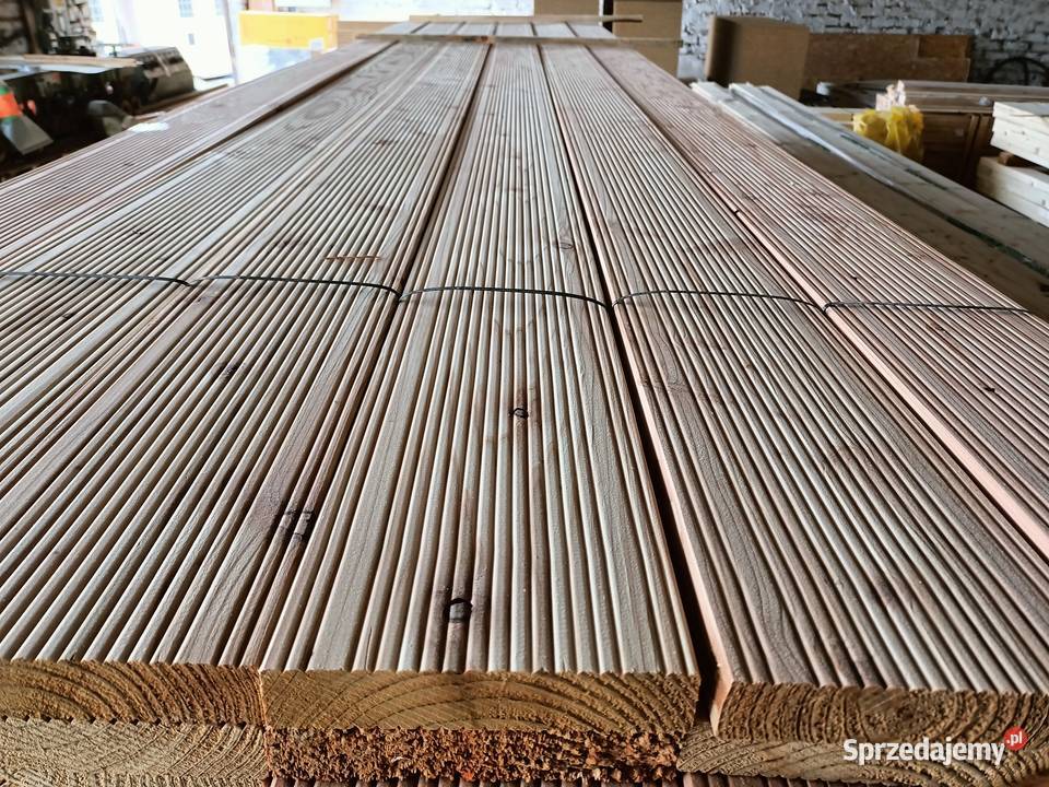 Deska tarasowa modrzew taras wym 28x145x4m dolnośląskie