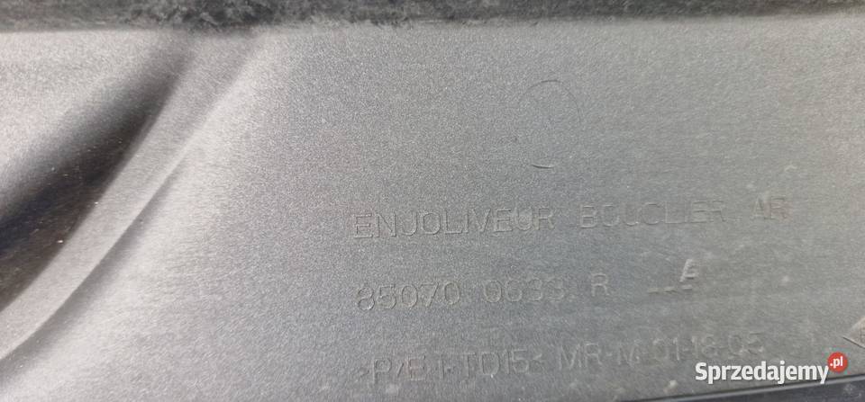 DACIA SANDERO III 3 STEPWAY DYFUZOR ZDERZAK TYŁ Bieleń