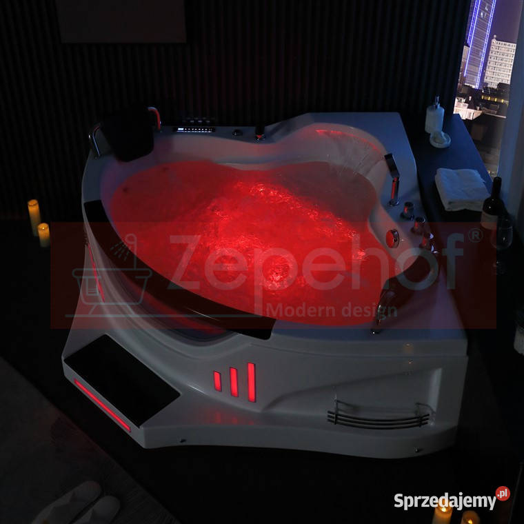 Wanna narożna z hydromasażem BS podlaskie Grabówka