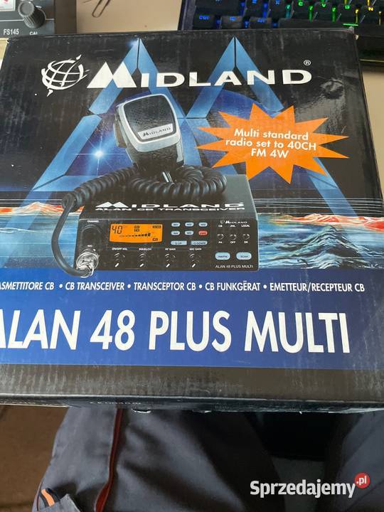 MIDLAND ALAN 48 PLUS MULTI CB Radio z płynnym RF