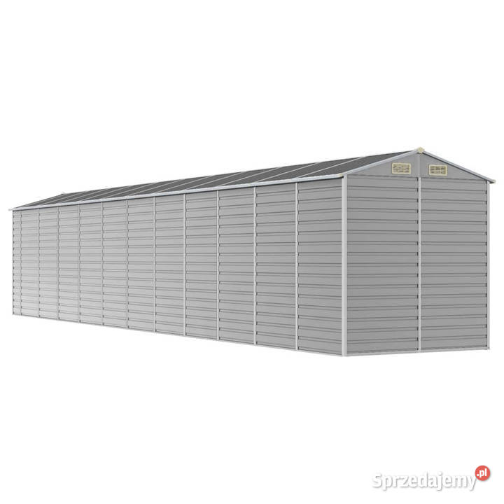 Szopa ogrodowa jasnoszara 191x980x198 stal mazowieckie Warszawa