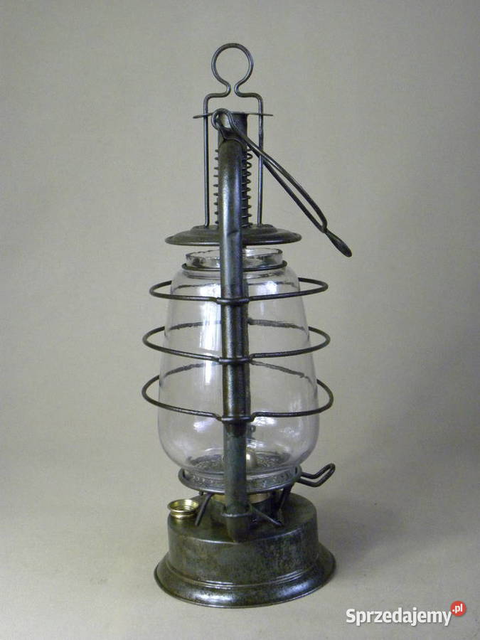 Stara niemiecka lampa naftowa Heinrich Friedrich Legnica
