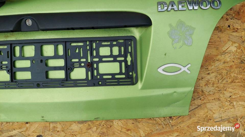 TYLNA KLAPA BAGAŻNIKA TYŁ DAEWOO MATIZ LIFT Rudziniec