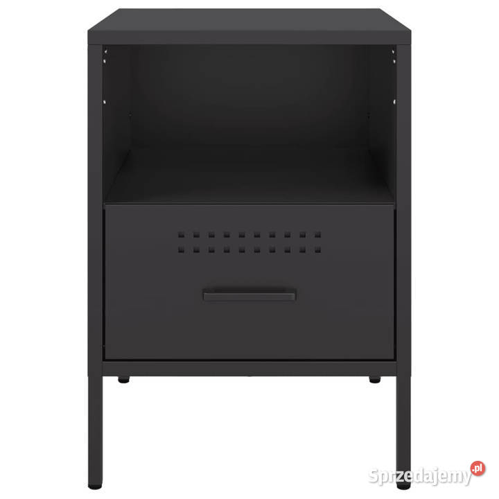 Szafka nocna czarna 36x39x505 stal WM843054 Warszawa