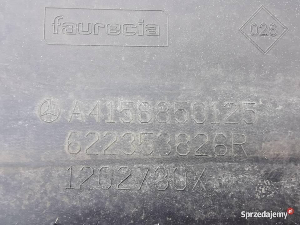 Płyta osłona pod zderzak przód Mb citan w415 Rok produkcji 2016 Karoseria Sieraków