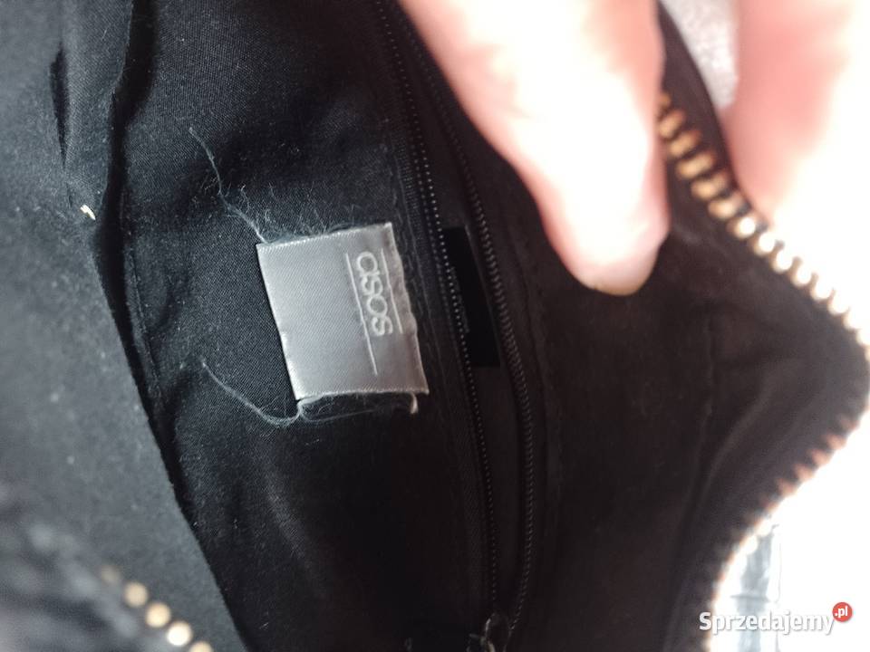 ASOS Czarna torebka wieczorowa z Londynu Kraków