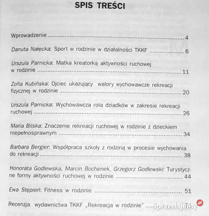 Rekreacja w rodzinie Urszula Parnicka lubelskie