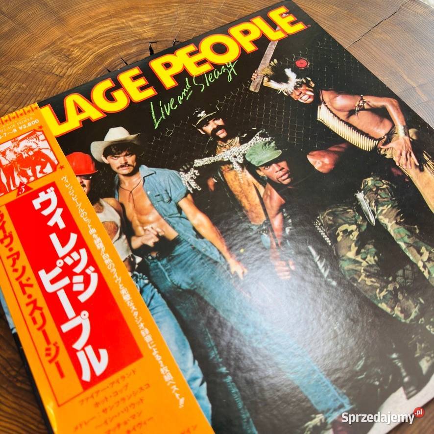 Village People Live And Sleazy NMNM Japan Obi 2 Płyty i kasety Poznań sprzedam