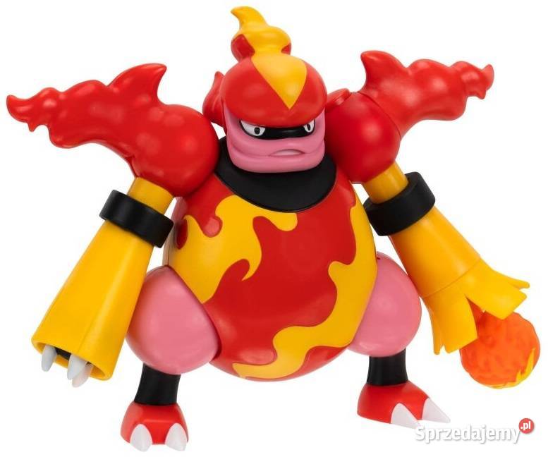 Figurka Pokemon Magmortar Maganon z Funkcją Mogilany