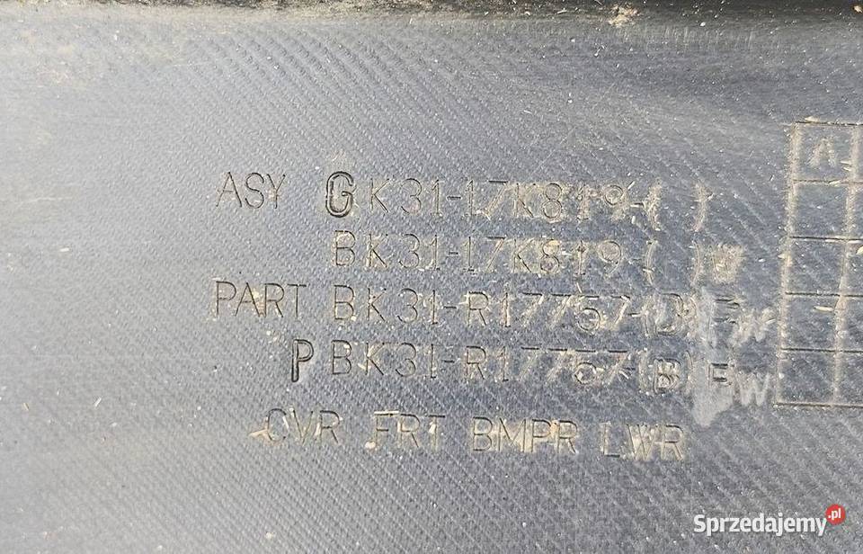FORD TRANSIT MK8 1418 ZDERZAK PRZÓD dostawcze