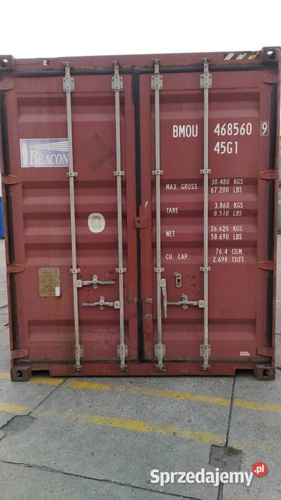 Kontener morski 12 metrowy 40 HC lubelskie Kazimierz Dolny