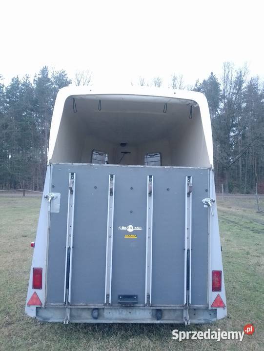 Przyczepa do przewozu dwóch koni DMC 1300 śląskie Żerdzina