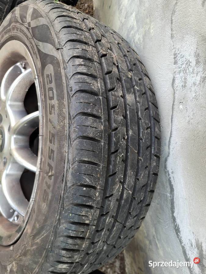 Alufelgi z oponami 20555R16 4 Motoryzacja lubelskie Kiełczewice Dolne