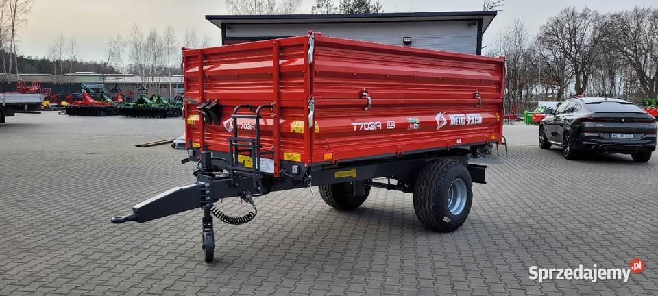 Przyczepa Jednoosiowa MetalFach T703A 38t T713A Zdany