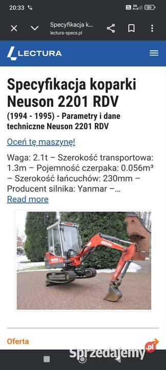 Minikoparka nie Białystok sprzedam