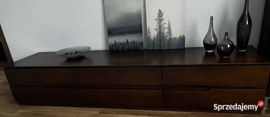 Sprzedam meble do salonu kolor ciemny brąz Grójec sprzedam