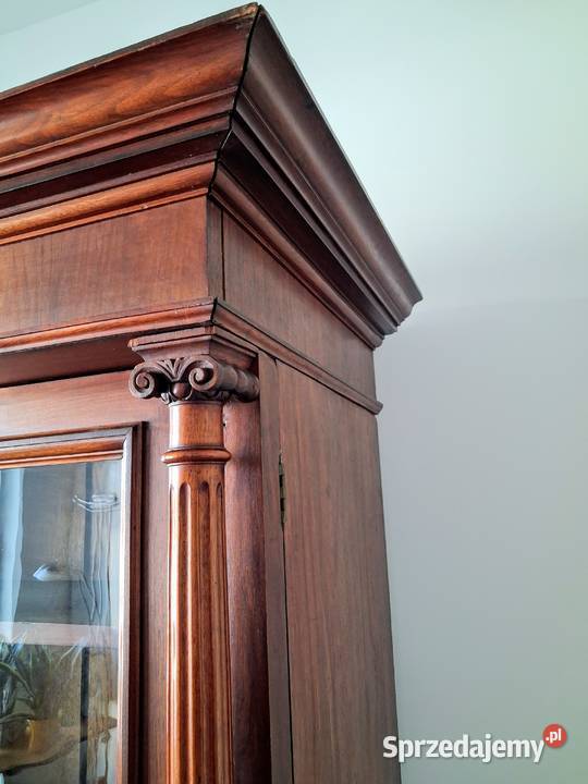 biblioteka witryna secesja oryginał piękny Meble