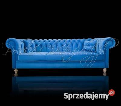 Pikowana SOFA CHESTERFIELD CANON 4 OS plusz Poznań sprzedam